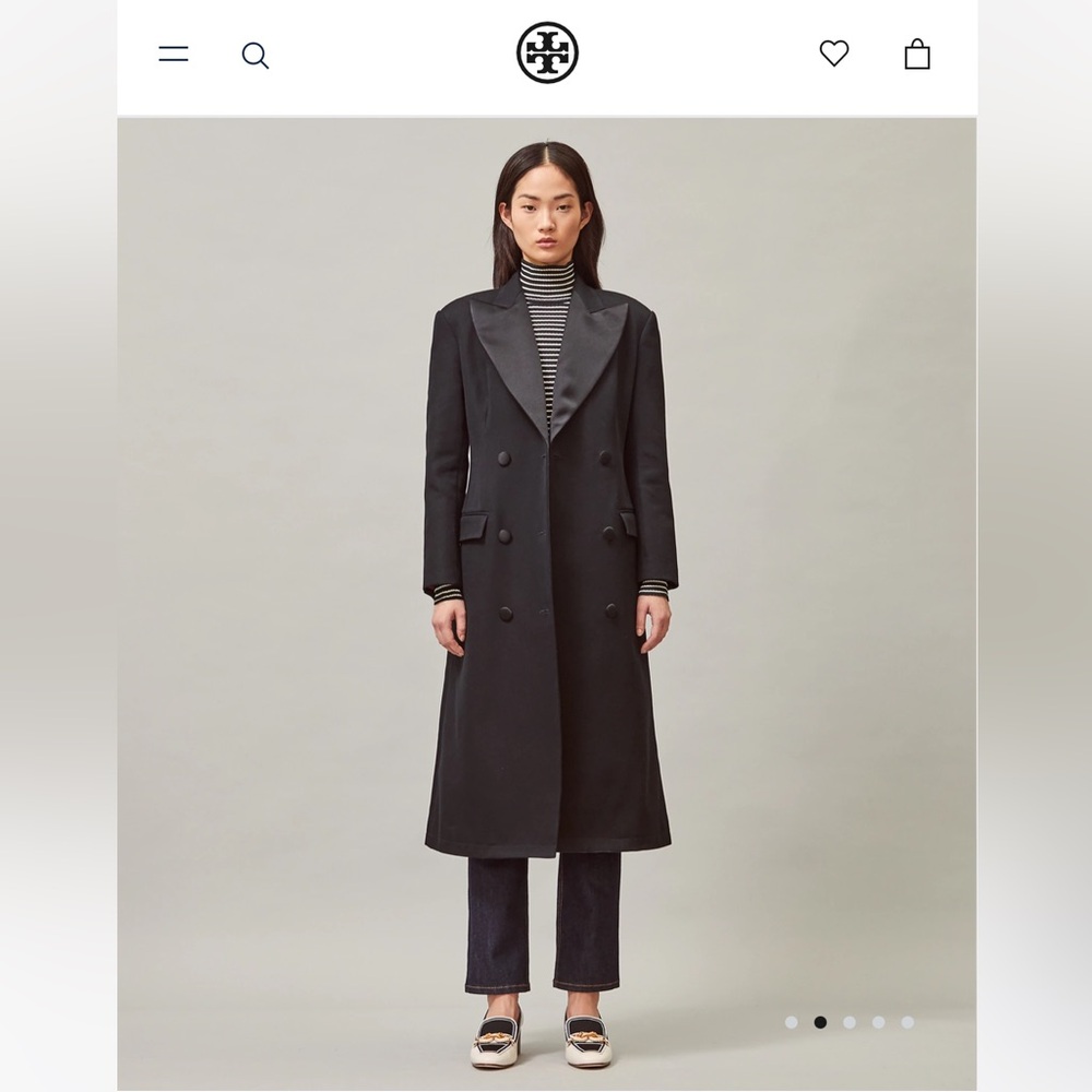 Tory Burch Oversized Twill Coat,🧥 Size 2